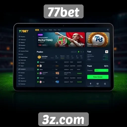 Explorando a interface do usuário na 77bet